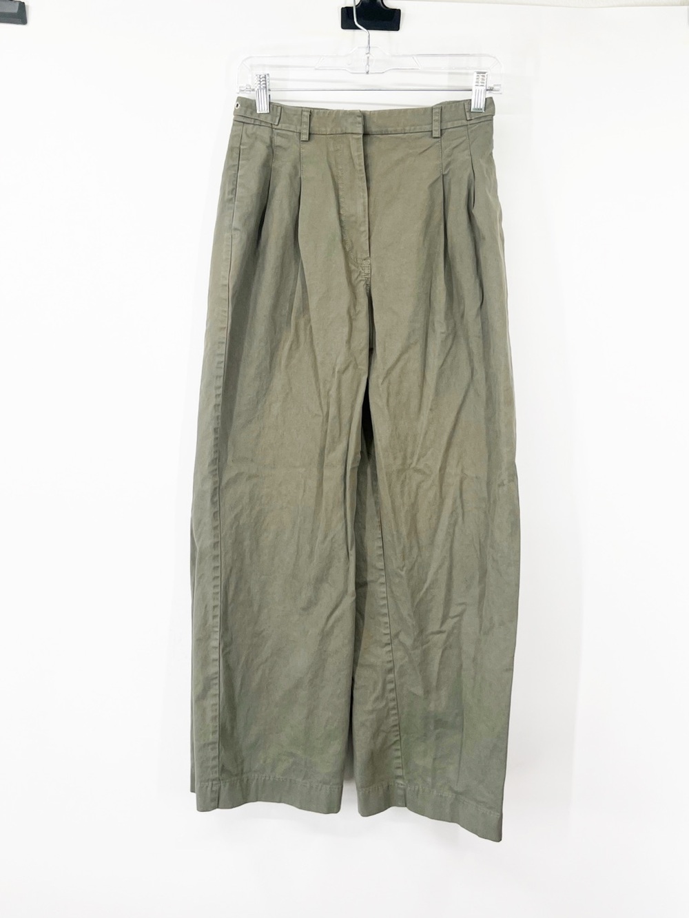 Abercrombie & Fitch High Rise Pleated Wide-Leg Pants LONG